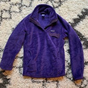Purple Patagonia fleece